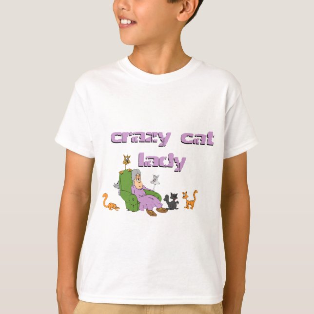 Crazy Cat Lady T-Shirt (Front)