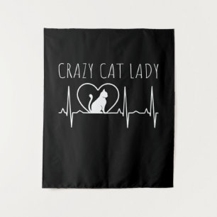 Crazy Cat Lady Tapestry