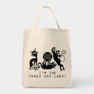 Crazy Cat Lady Tote Bag