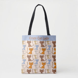 Crazy Cat Lady Tote Bag