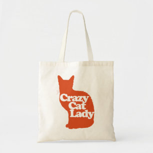Crazy cat lady tote bag