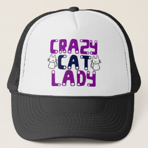 Crazy Cat Lady Trucker Hat