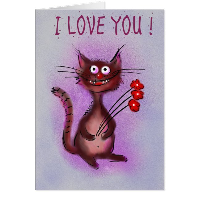 Crazy cat love (Front)