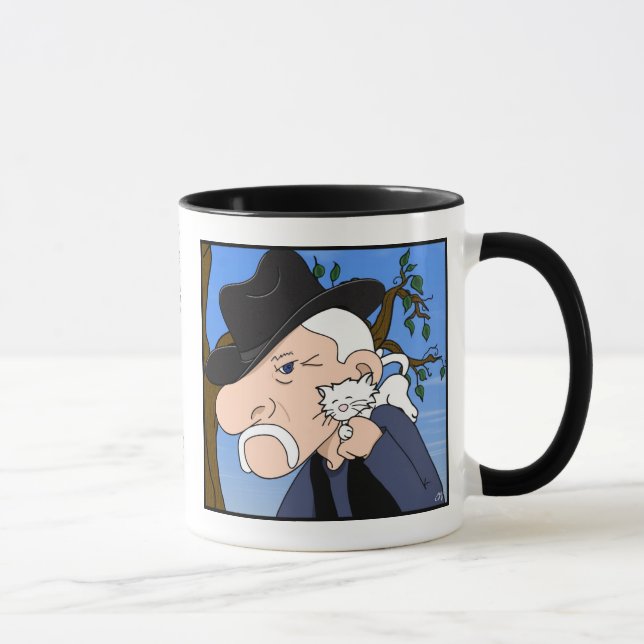 'Crazy Cat Man' Mug (Right)