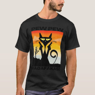 Crazy Cat Pew Madafakas For Cat   Cat Vintage 1 T-Shirt
