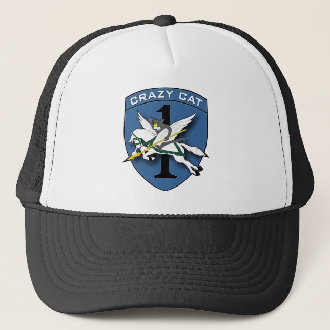 Crazy Cat - RR Vietnam Trucker Hat (Front)