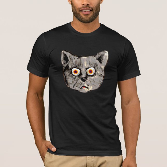 crazy cat T-Shirt (Front)