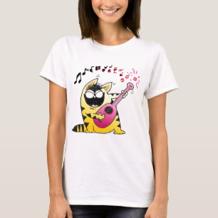 Crazy Cat  T Shirt