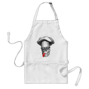 Crazy Chef Skull Standard Apron