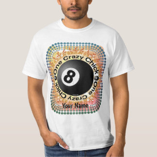 Crazy Chick Eightball  T-Shirt