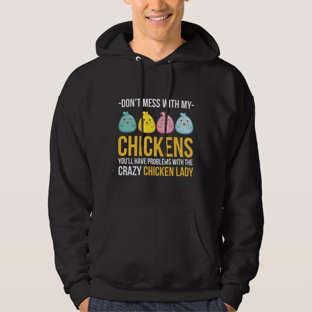 Crazy Chicken L Hoodie (Front)