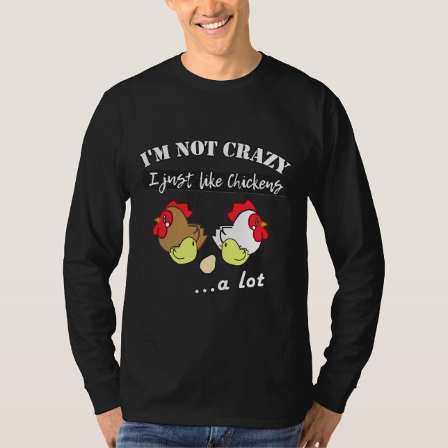 Crazy Chicken Love   T-Shirt (Front)