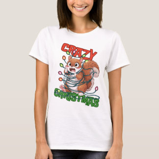Crazy Christmas: Frustrated Squirrel T-Shirt