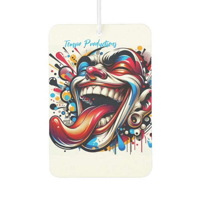 Crazy clown car air freshener  (Front)