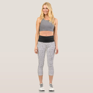 Crazy coding capri leggings
