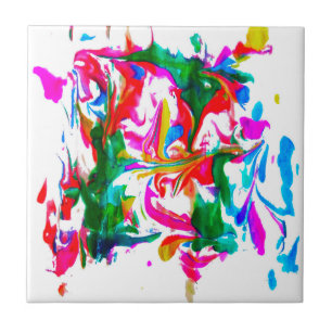Crazy colors ceramic tile