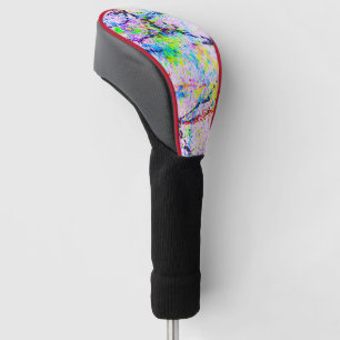 Crazy colors golf head cover