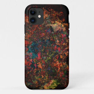 crazy colours abstract iPhone 11 case