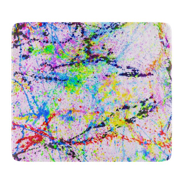 Crazy colours cutting board (Front)
