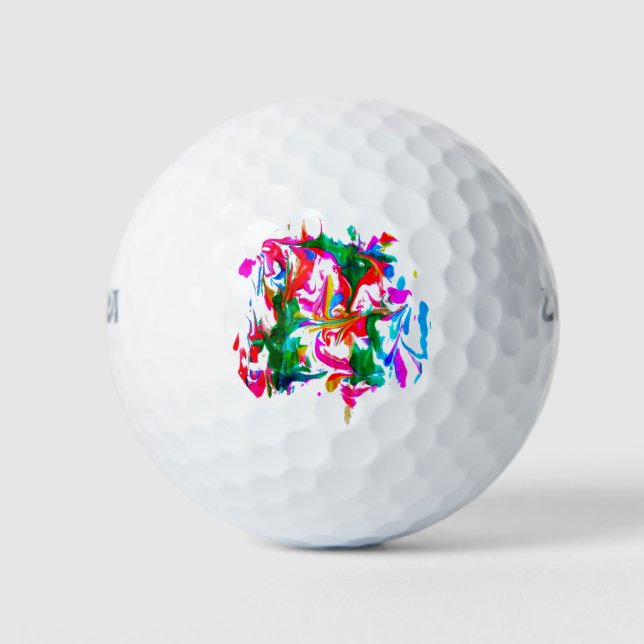 Crazy colours golf balls (Front)