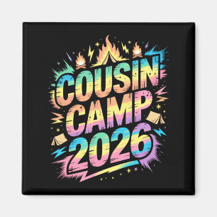 Crazy Cousin Camp 2026 Vacation Squad Crew Auntie Magnet