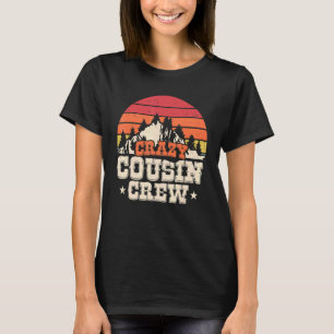 Crazy Cousin Crew Hiking Camping Family Member Gro T-Shirt