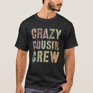 CRAZY COUSIN CREW Leopard Print Funny Mawmaw Pawpa T-Shirt
