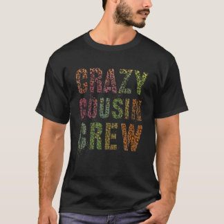CRAZY COUSIN CREW Leopard Print Funny Mawmaw Pawpa T-Shirt