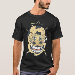 Crazy Cow Agricultural Farm Flying Cow T-Shirt