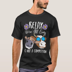Crazy Cows In An Insane Herd T-Shirt