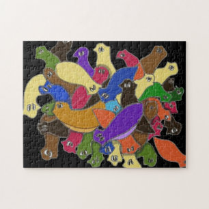 Crazy Cross eyed Planarians Jigsaw Puzzle