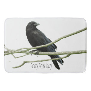 Crazy Crow Lady Bath Mat