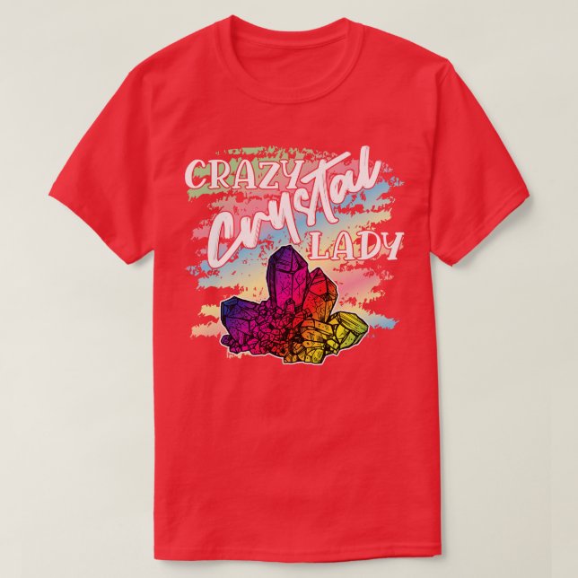 Crazy Crystal Lady 1 T-Shirt (Design Front)