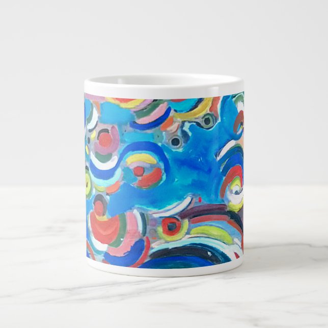 Crazy Cuppa Joe Large Coffee Mug (Front)