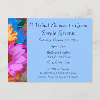 "Crazy Daisies" (1) - Bridal Shower Invitation