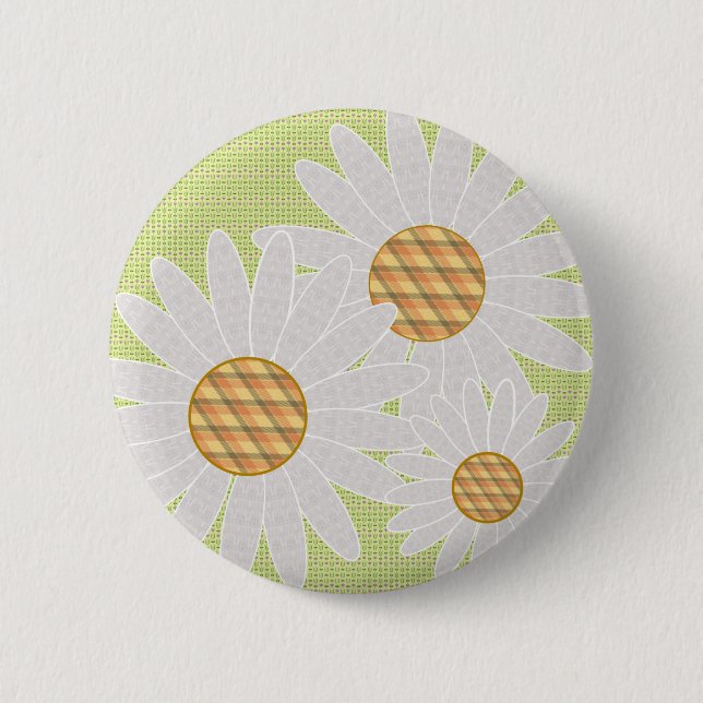 Crazy Daisies Button (Front)