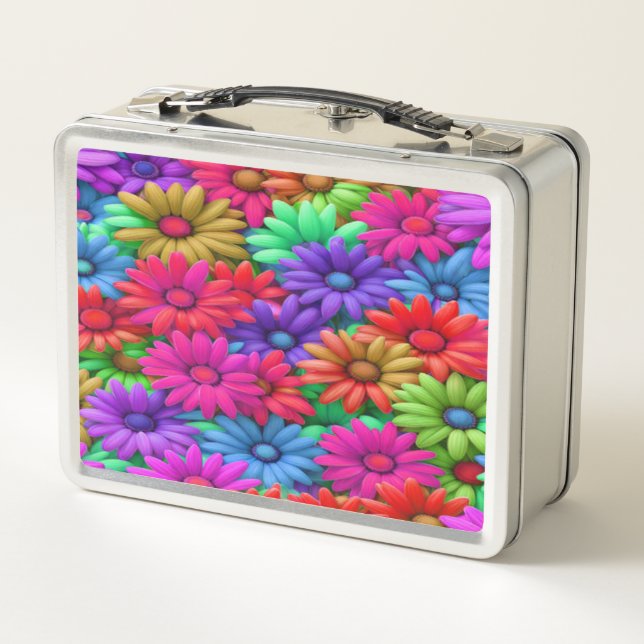 Crazy Daisy #101 - Metal Lunchbox (Back)