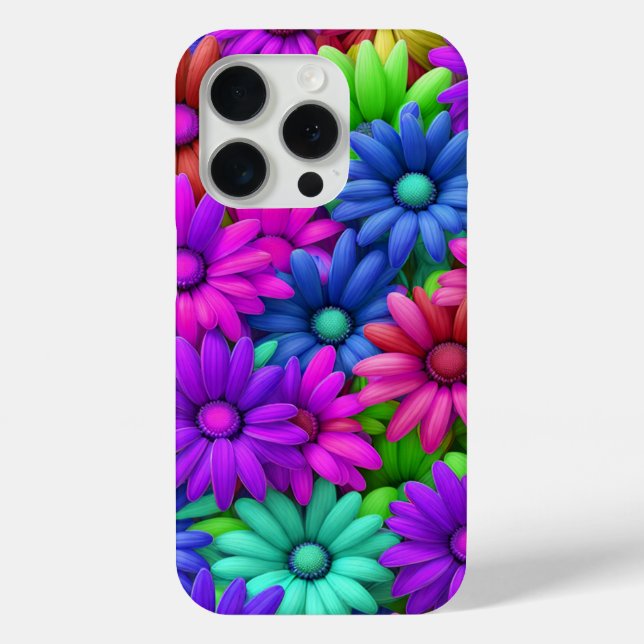 Crazy Daisy #10 - iPhone 15 Pro Cases (Back)