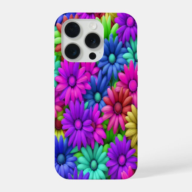 Crazy Daisy #10 - iPhone Cases (Back)
