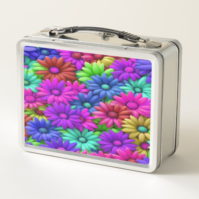 Crazy Daisy #10 - Metal Lunchbox (Back)