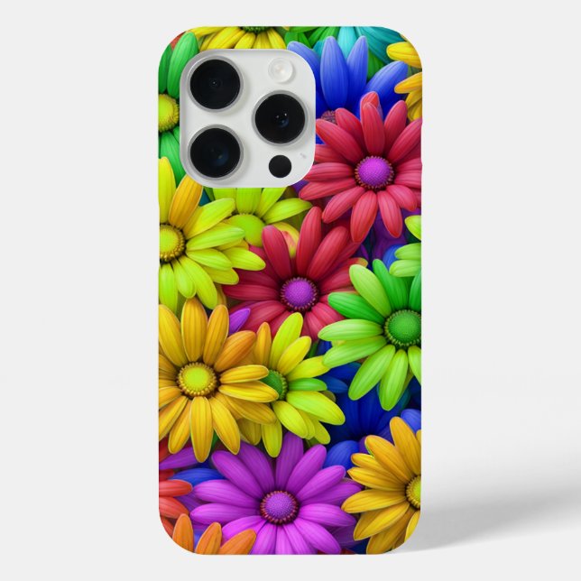  Crazy Daisy #11 - iPhone 15 Pro Cases (Back)