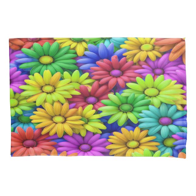 Crazy Daisy #11 - Pillowcase (Front-Left)