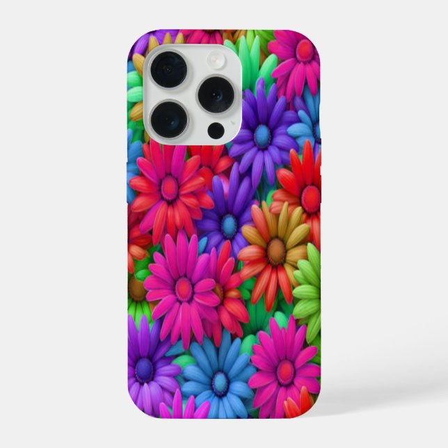 Crazy Daisy #13 - iPhone Cases (Back)