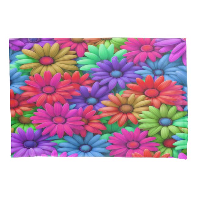 Crazy Daisy #13 - Pillowcase (Front-Left)