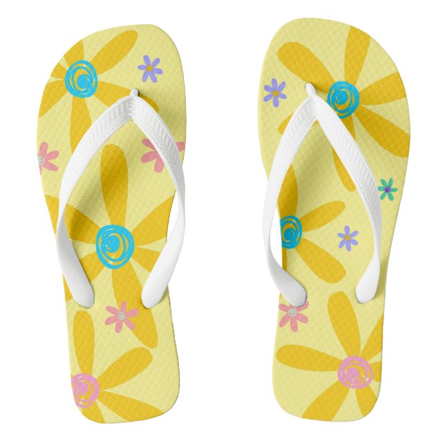 Crazy Daisy 2 Thongs (Footbed)