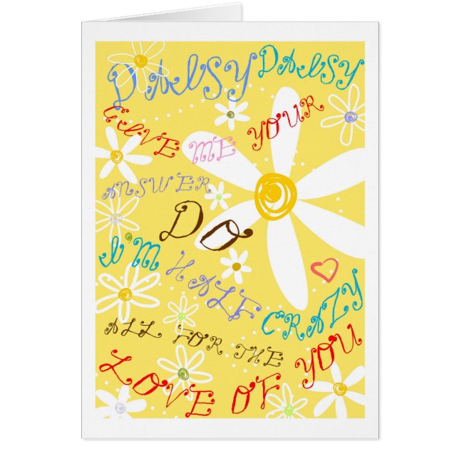 Crazy Daisy Customisable (Front)