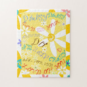 Crazy Daisy Jigsaw Puzzle