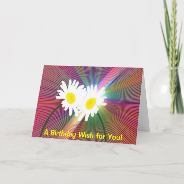 Crazy Daisys Card (Front)