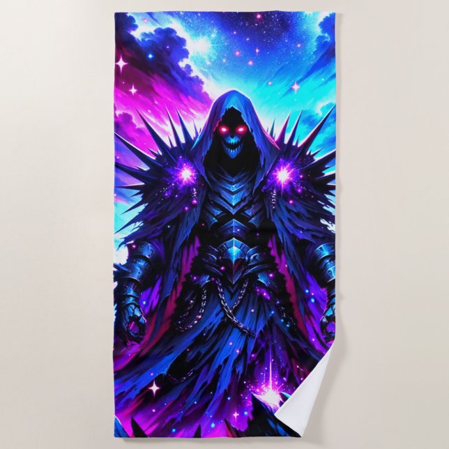 Crazy Demon Beach Towel (Front)