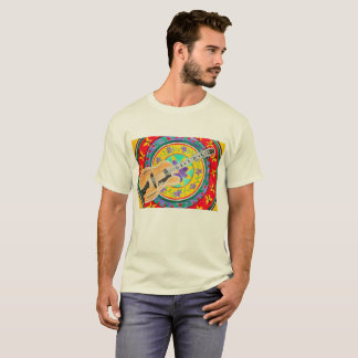 Crazy Diego Watercolor Guitar T-Shirt